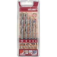 ALPEN 9084025 Estuche Brocas Widia Long Life 5 Piezas- gris